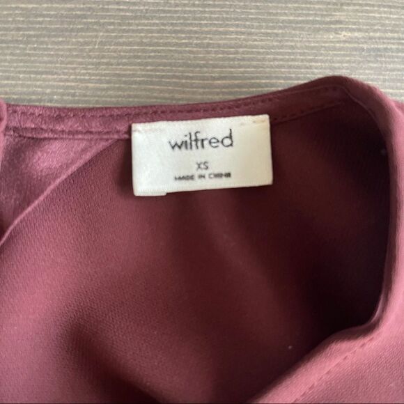 Wilfred Laon Long Sleeve Open Back Blouse in Truffle XS - Picture 4 of 9